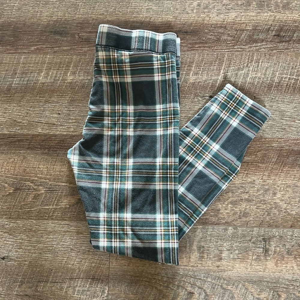 Plaid American eagle leggings size medium